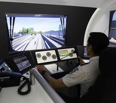 Penampakan Fasilitas Simulator untuk Latih Masinis LRT Jabodebek