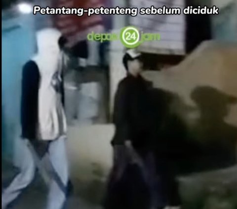 Malam Bawa Senjata Tajam, Paginya Ditangkap Bertopeng Ultramen