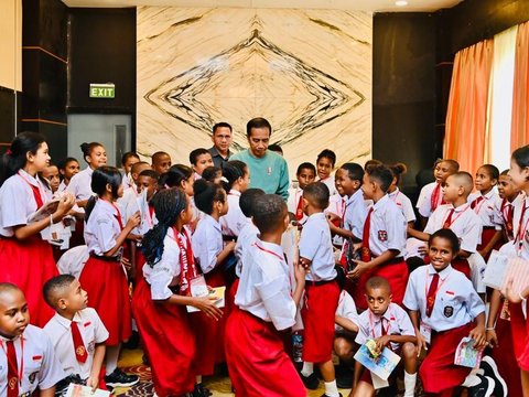 Anak SD Tanya Jokowi: Kenapa Ibu Kota Negara Tidak Dipindahkan ke Papua?