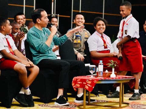 Anak SD Tanya Jokowi: Kenapa Ibu Kota Negara Tidak Dipindahkan ke Papua?