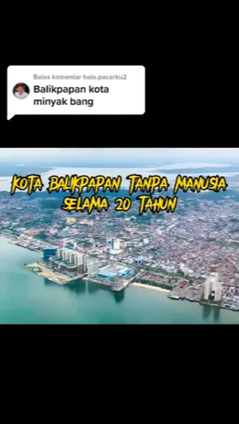 Potret Kota Balikpapan Tak Berpenghuni Selama 2 Dekade, dalam Versi AI