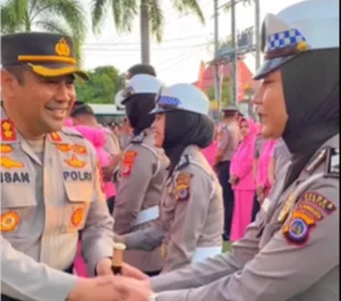 Polwan Cantik Ditegur Kapolres karena Masih Jomblo, Ternyata Sosoknya Tak Sembarangan