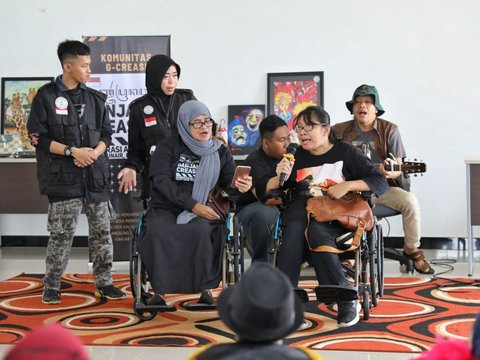 Aksi Relawan Ganjar Beri Ruang Ekspresi Penyandang Disabilitas