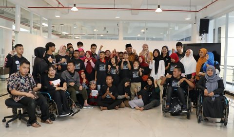 Aksi Relawan Ganjar Beri Ruang Ekspresi Penyandang Disabilitas