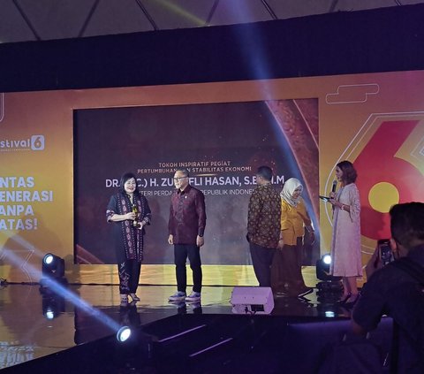 Mentan SYL Hingga Menaker Ida Terima Anugerah Inspiratif Liputan6.com di Festival 6