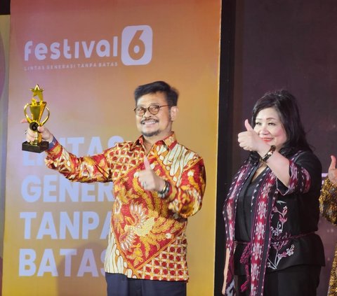 Mentan Raih Anugerah Liputan6 sebagai Tokoh Inspiratif Pembangunan Pertanian Indonesia