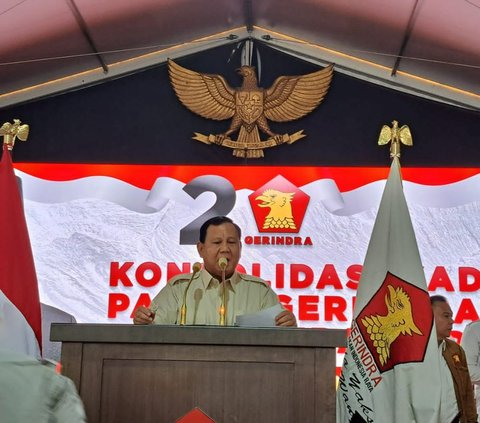 Pesan Prabowo di Depan Kader: Gerindra Tak Akan Fitnah Orang, Selalu di Jalan yang Lurus