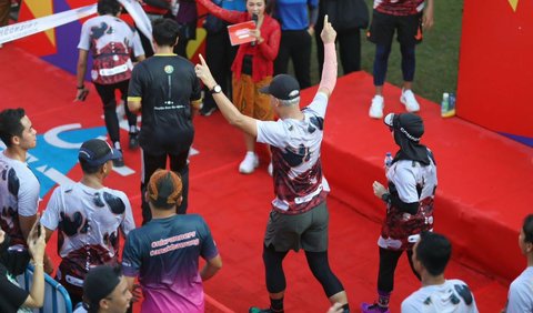 Kendati friendship run menjadi ajang pemanasan menuju Borobudur Marathon 2023, para pelari tetap menunjukkan sambutan dan semangat yang tinggi.