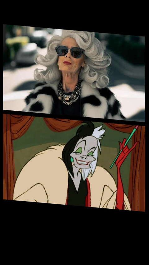 8. Cruella de Vil - 101 Dalmatians