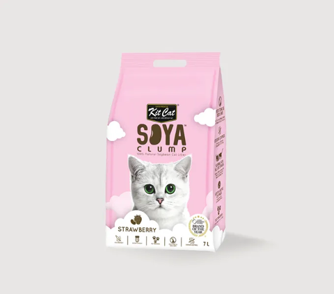 5. Kit Cat Soya Clump (7 liter) - Rp85.000<br /><br />Pasir kucing ini punya varian aroma original, peach,strawberry, confetti, charcoal, green tea, lavender, coffee.