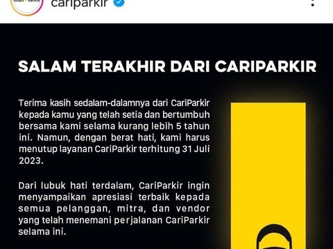 Layanan CariParkir Milik Grup Astra Berhenti Operasi!