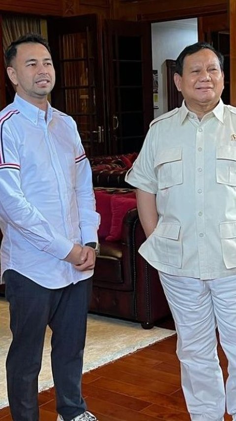 Dalam unggahannya, Raffi mengungkapkan rasa bahagianya bisa kembali berjumpa lagi dengan Prabowo.