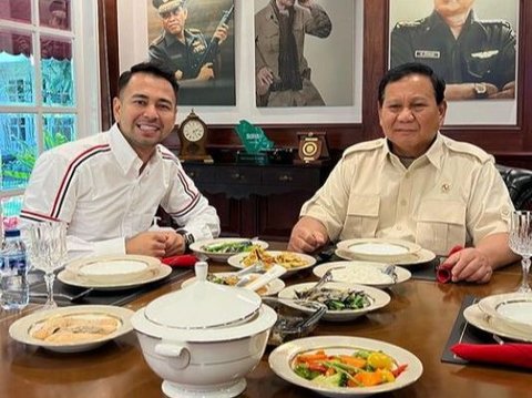 Raffi membagikan momen saat dia satu meja makan dengan Prabowo.