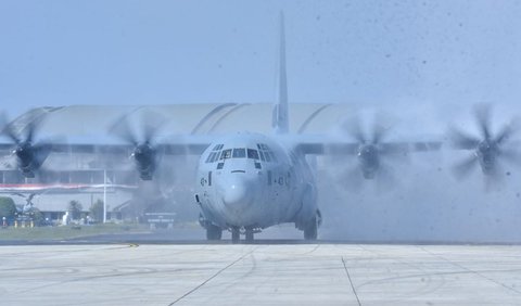 Lima Pesawat C-130J-30 Super Hercules Dioperasionalkan di Skadron Udara 31 Lanud Halim Perdanakusuma