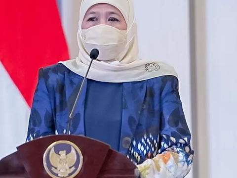 Sedang Ramai Isu Jadi Cawapres Anies, Khofifah Temui Jokowi di Istana