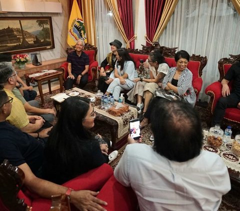 Ganjar Bahas Ini saat Bertemu Anang Hermansyah hingga Once Mekel di Jaksel