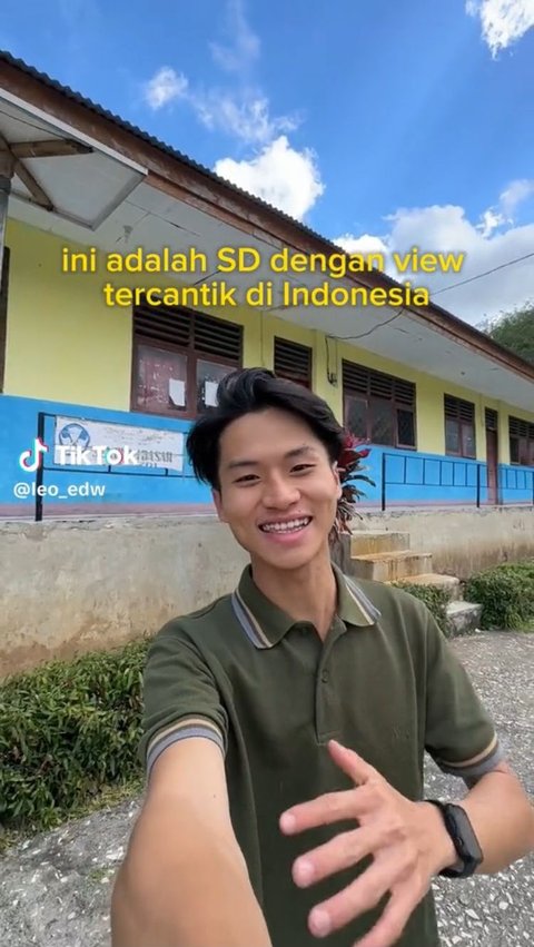 Viral Sekolah Dasar dengan Pemandangan Tercantik di Indonesia, Begini Penampakannya