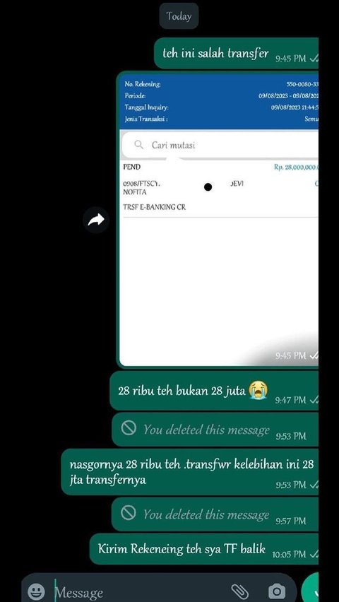 Viral Pembeli Nasgor Salah Transfer hingga Rp28 Juta, Sikap Penjual Banjir Pujian