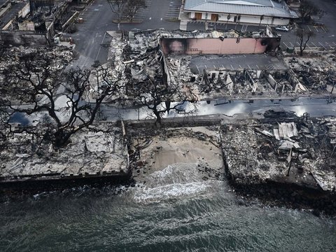 FOTO: Seperti Kiamat, Begini Ngerinya Kebakaran Hutan di Hawaii yang Tewaskan 53 Orang