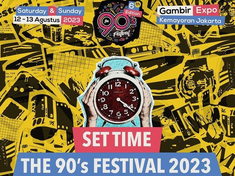 Catat Jadwal Band di The 90's Festival 2023