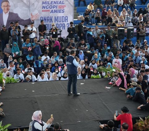 Datang ke 'Kandang Banteng', Anies Dengar Curhat Milenial Jateng soal Pekerjaan Sulit