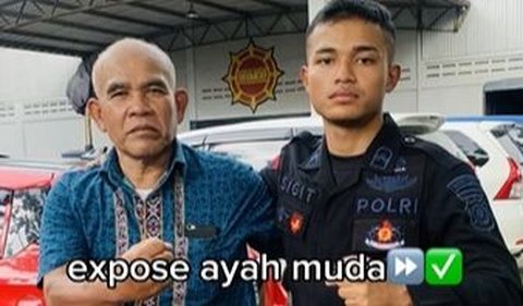 Melalui postingannya, pria yang diketahui bernama Sigit itu membagikan potret dirinya bersama sang ayah.