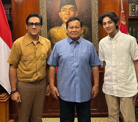 Momen Andre Taulany Bertemu Prabowo Subianto: Next Bisa Nih Kita Bikin Band Bareng