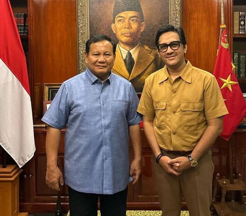 Momen Andre Taulany Bertemu Prabowo Subianto: Next Bisa Nih Kita Bikin Band Bareng