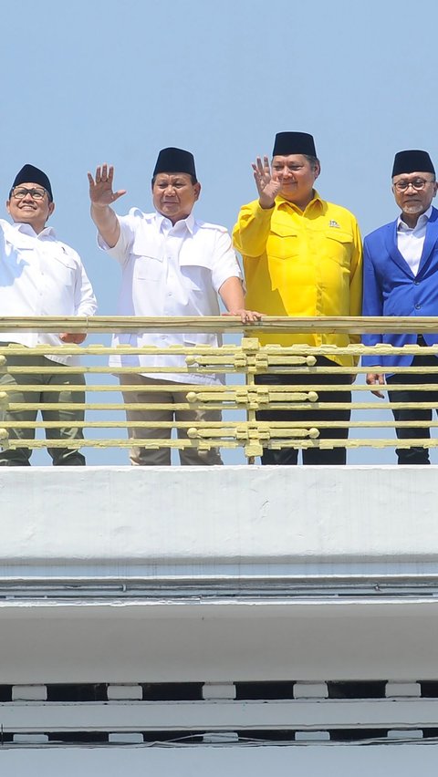 Ketua Umum (Ketum) PKB Muhaimin Iskandar alias Cak Imin sempat mengucapkan selamat bergabung kepada Partai Golkar dan PAN yang telah mendeklarasikan dukungannya ke Prabowo Subianto sebagai calon presiden (capres) 2024.