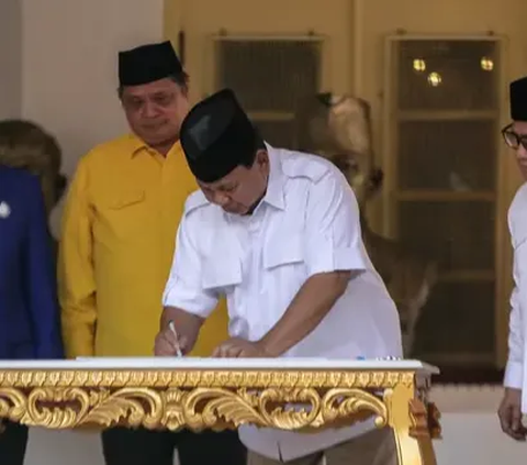 Didukung Golkar dan PAN, Prabowo: Kita Bagian Tim Jokowi