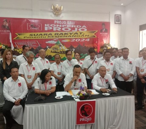 Projo Bali Deklarasikan Dukungan Duet Prabowo-Ganjar di Pilpres 2024