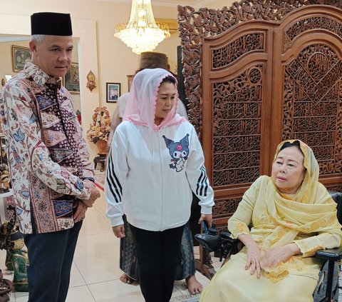 Sowan ke Nyai Sinta Nuriyah, Ganjar Mengaku Menyambung Perjuangan Gus Dur