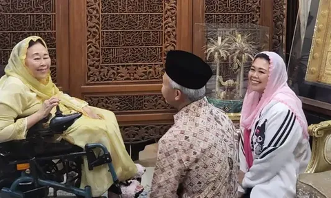 Ganjar Sowan ke Keluarga Gus Dur, Bangun Chemistry dengan Yenny Wahid?