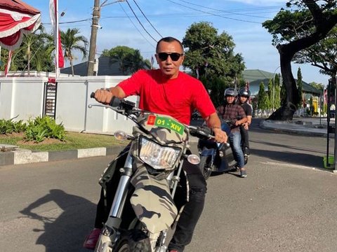 Potret Jenderal TNI Nostalgia Tahun 90 Naik Trail 'Nyoba Tipis-Tipis'
