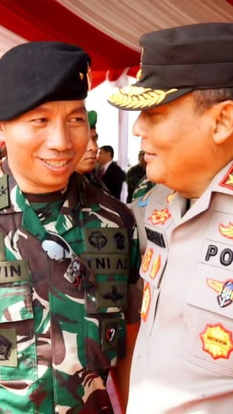 Momen Hangat Jenderal Berdarah Kopassus Ketemu Jenderal Polisi di Pusdik Kopassus, Panggil 'Kakak Asuh'