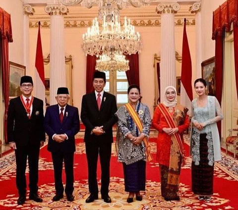 10 Potret Cantik Gista Putri saat Dampingi Sang Suami Wishnutama Menerima Tanda Kehormatan dari Presiden Jokowi
