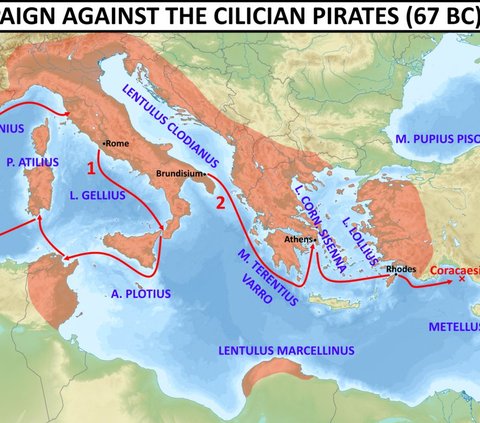 Kisah Pertarungan Julius Caesar dengan Bajak Laut, Diculik Malah Baca Puisi