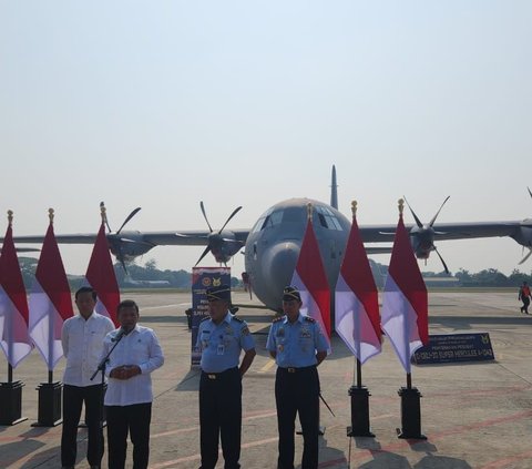 Potret Garangnya Super Hercules Canggih Diserahkan ke TNI AU, Wamenhan Janji Alutsista Tua Diganti