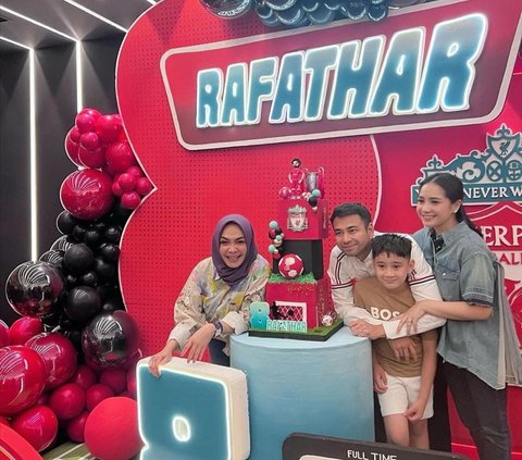 Raffi Ahmad dan Nagita Rayakan Ultah Rafathar bareng Keluarga, Temanya Liverpool