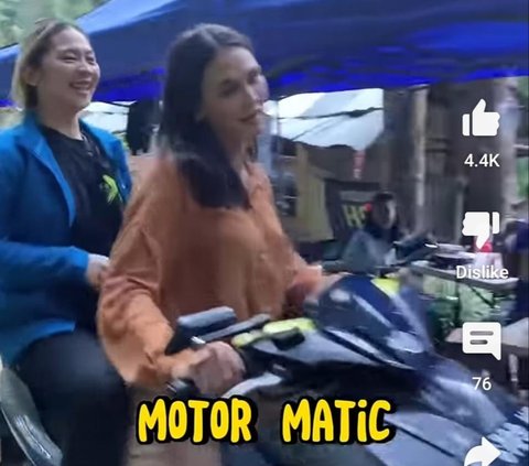 Deretan Momen Keren Luna Maya Naik Motor: Anak Bali Say Pasti Bisa