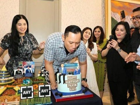 8 Potret Perayaan Ulang Tahun Agus Harimurti Yudhoyono yang ke-45, Netizen Kaget Dikira Masih Kepala Tiga.