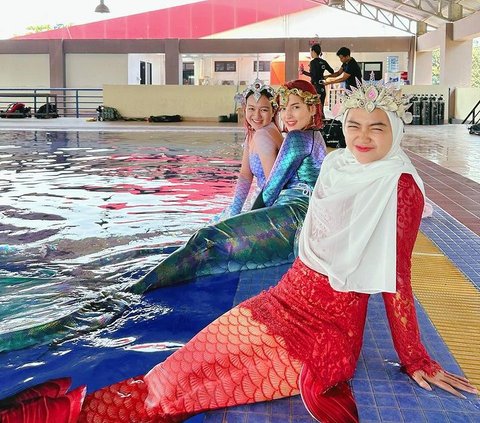 Intip Penampilan Tasya Farasya jadi Mermaid Bikin Pangling, Netizen 'Emang Boleh Mermaid Secantik ini'