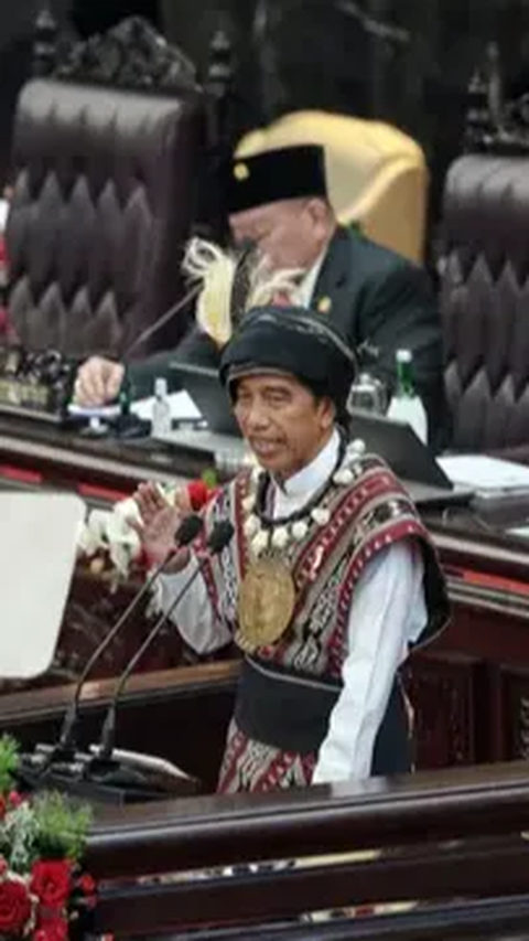 Pidato Jokowi Bahas RAPBN 2024 di Sidang Tahunan MPR/DPR