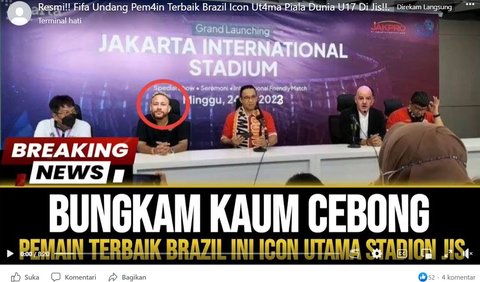 Video diiringi oleh narasi yang dibacakan oleh narator perempuan. Terlihat seorang host Senter Indonesia membicarakan mengenai drama pemakaian stadion JIS dan diselingi oleh pidato mantan Gubernur DKI Jakarta, Anies Baswedan.