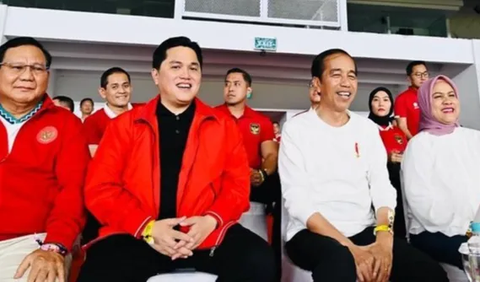 Selain itu, Prabowo dan Erick Thohir kompak mendampingi Jokowi menyaksikan laga timnas Indonesia vs Argentina di GBK, Juni lalu.