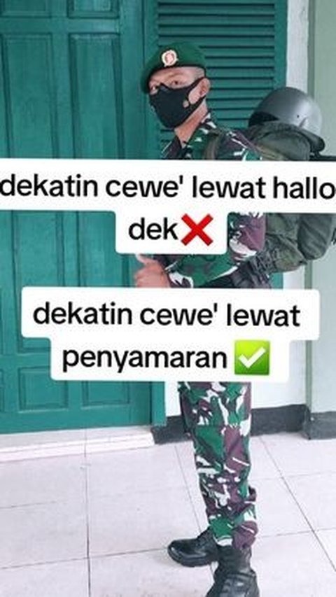 Bak Intel, Anggota TNI Menyamar buat Dekati Gadis Cantik, Endingnya Sampai Menikah