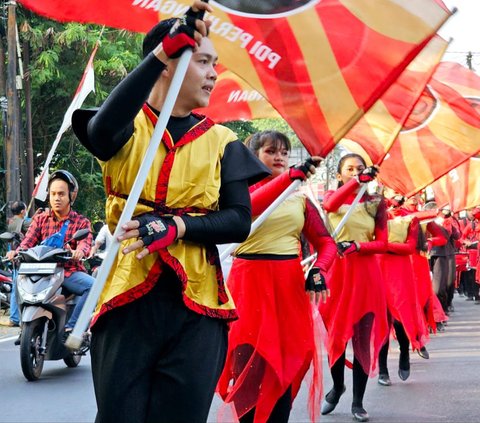 Peringati HUT ke-78 RI, PDIP Gerap Kirab hingga Upacara 17 Agustus