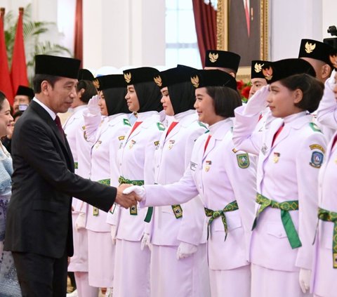 Daftar Lengkap Nama 76 Anggota Paskibraka HUT ke-78 RI di Istana Merdeka