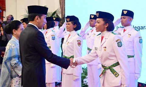 Daftar Lengkap Nama 76 Anggota Paskibraka HUT ke-78 RI di Istana Merdeka