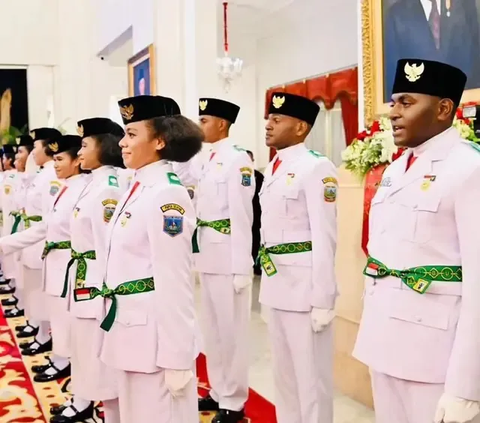 Tim Pasukan Pengibar Bendera Pusaka (Paskibraka) yang bertugas untuk mengibarkan bendera Merah Putih pada Upacara Peringatan Detik-Detik Proklamasi Kemerdekaan RI pada Kamis (17/8) telah ditentukan.